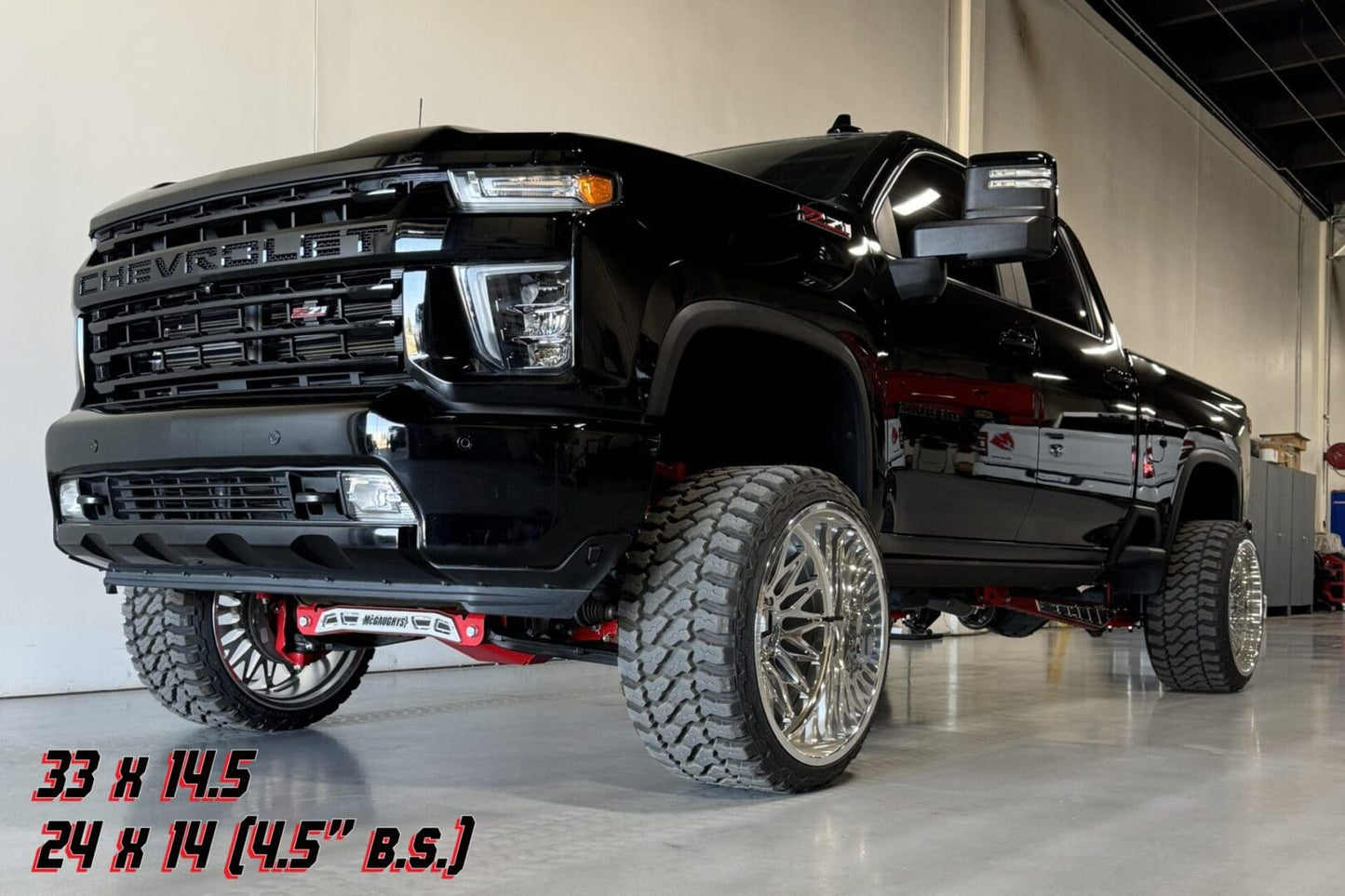 McGaughys 4 Inch Premium Lift Kit 2020-2025 Silverado/Sierra 3500