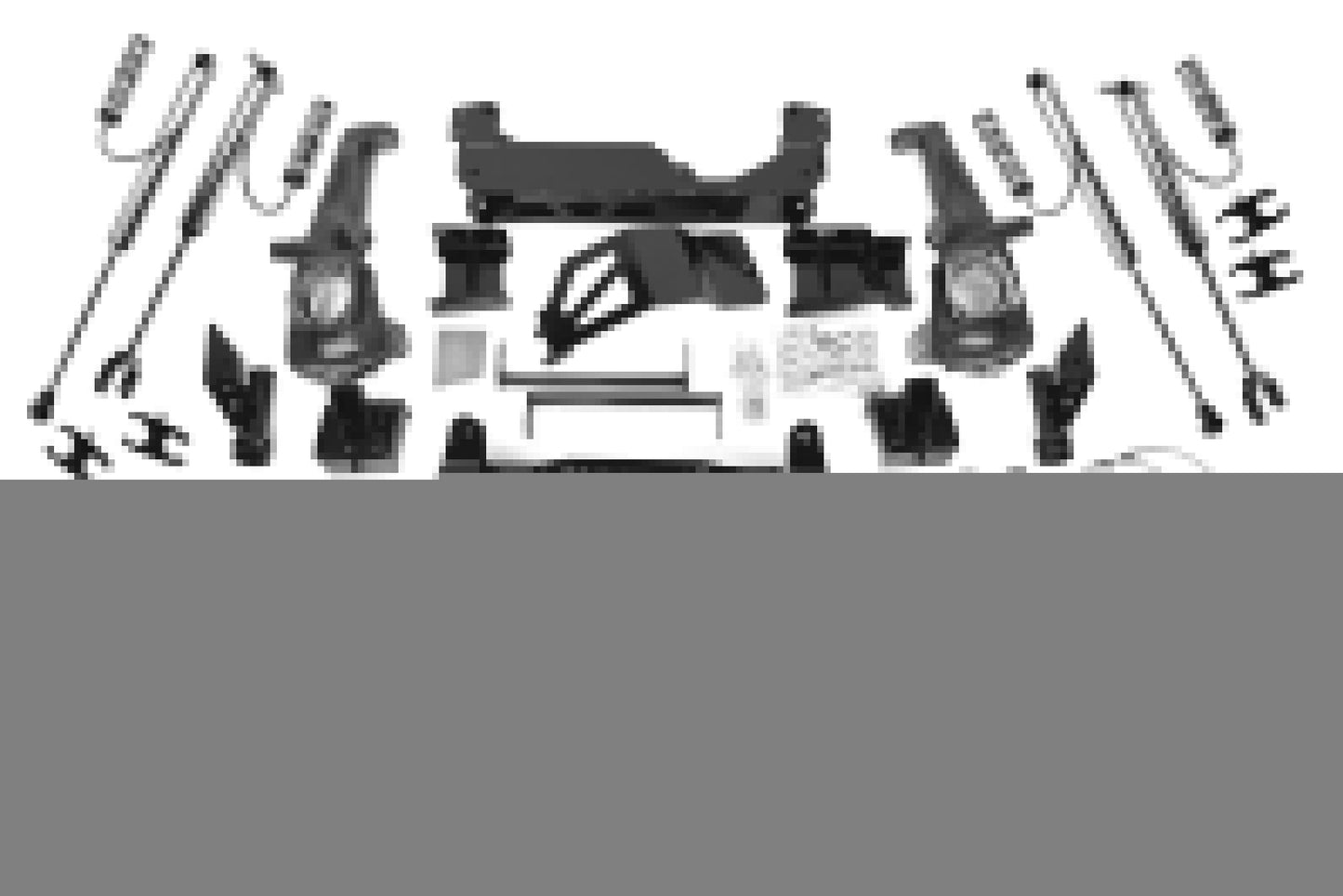 McGaughys 7-9 Inch Premium Lift Kit with M84 RR Shocks 2020-2025 Silverado/Sierra 3500 2WD/4WD