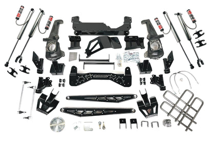McGaughys 7-9 Inch Premium Lift Kit with M84 RR Shocks 2020-2025 Silverado/Sierra 2500 2WD/4WD