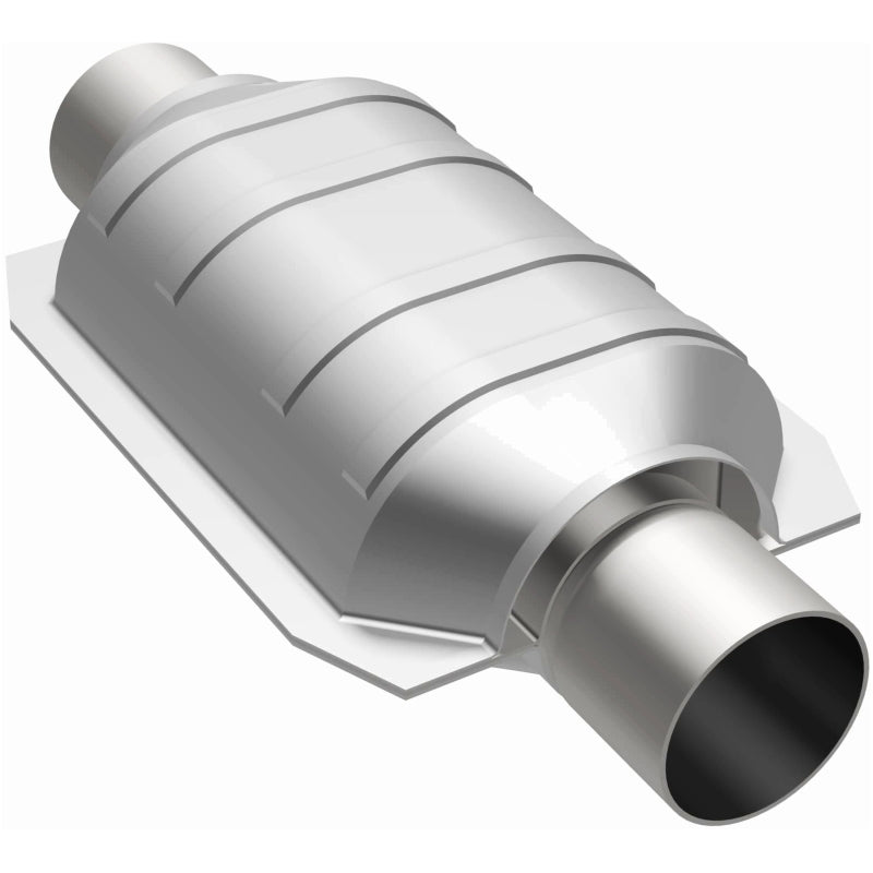 MagnaFlow Univ Cat Conv 2in Inlet/Outlet Center/Center Oval 9in Body L/6.5in Width/13in OA Length