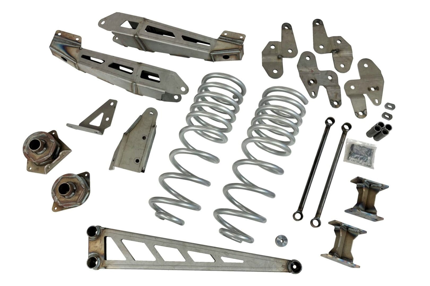 McGaughys 10 Inch Premium Lift Kit with Radius Arms 2014-2018 Dodge Ram 2500 4WD Raw Finish