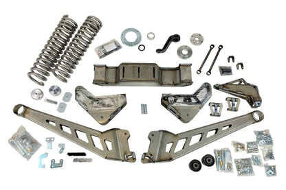 McGaughys 10 Inch Premium Lift Kit with Radius Arms 2013-2018 Dodge Ram 3500 4WD Raw Finish