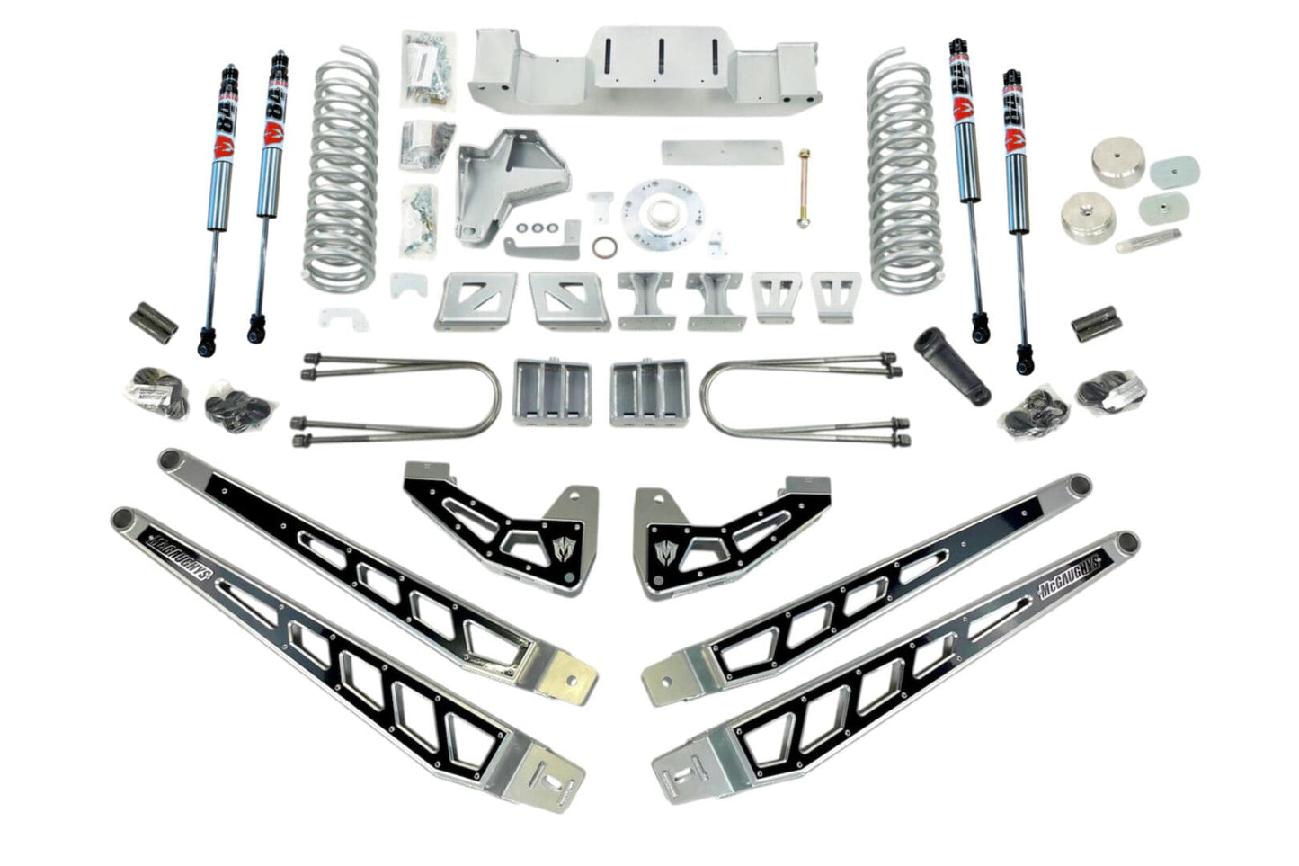 McGaughys 6 Inch Premium Lift Kit 2019-2024 Dodge Ram 3500 4-Link Kit 4WD