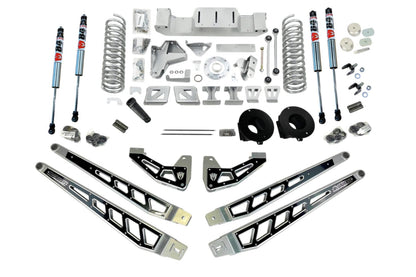 McGaughys 6 Inch Premium Lift Kit 2019-2024 Dodge Ram 2500 4-Link Kit 4WD with Rear Air Suspension