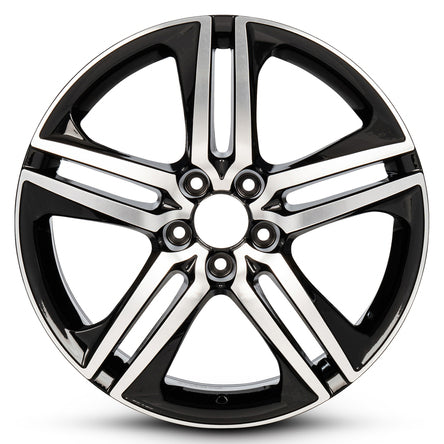 19x8 Road Ready Wheels RRW-64083 Black Aluminum Wheel 5x4.5 (50mm)