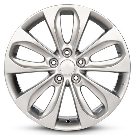 18x7.5 Road Ready Wheels RRW-70804B Silver Aluminum Wheel 5x4.5 (48mm)