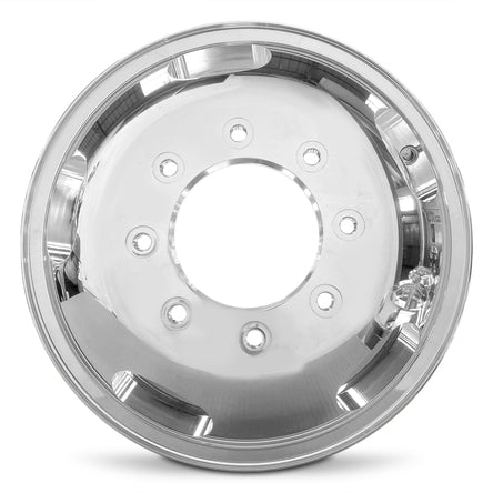 17x6.5 Road Ready RRW-10095 Silver DUALLY Wheel 8x200 (125mm)