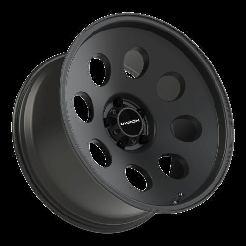 15x8 Vision 56 Midway Satin Black Wheel 5x4.5 (-19mm)