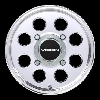 14x7 Vision ATV/UTV 56 Midway Polished Wheel 4x136 (38mm)