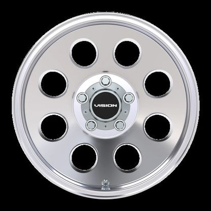 15x6 Vision ATV/UTV 56 Midway Polished Wheel 5x4.5 (50mm)