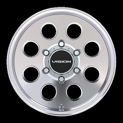 18x9 Vision 56 Midway Polished Wheel 6x5.5 (-12mm)