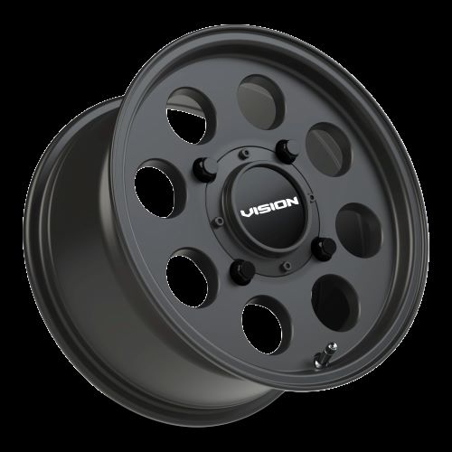 15x7 Vision ATV/UTV 56 Midway Satin Black Wheel 4x156 (13mm)