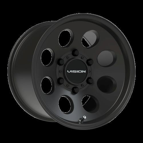 15x6 Vision ATV/UTV 56 Midway Satin Black Wheel 6x5.5 (50mm)