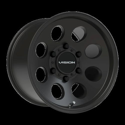 15x10 Vision ATV/UTV 56 Midway Satin Black Wheel 6x5.5 (15mm)