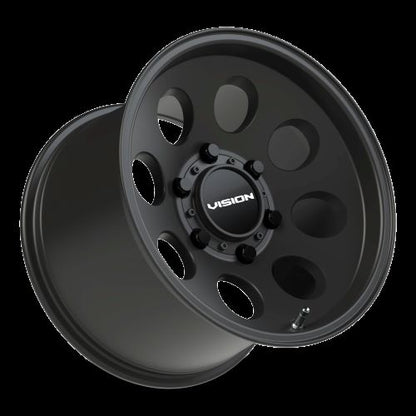 15x10 Vision ATV/UTV 56 Midway Satin Black Wheel 6x5.5 (15mm)