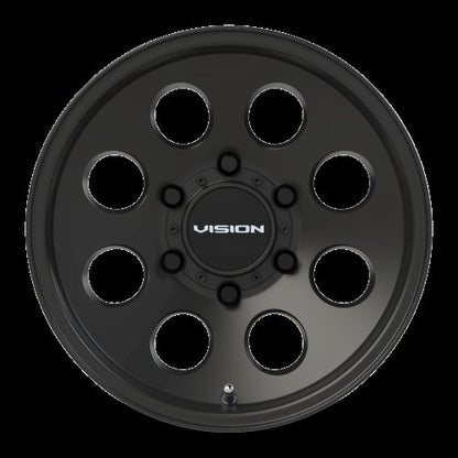 15x6 Vision ATV/UTV 56 Midway Satin Black Wheel 6x5.5 (50mm)