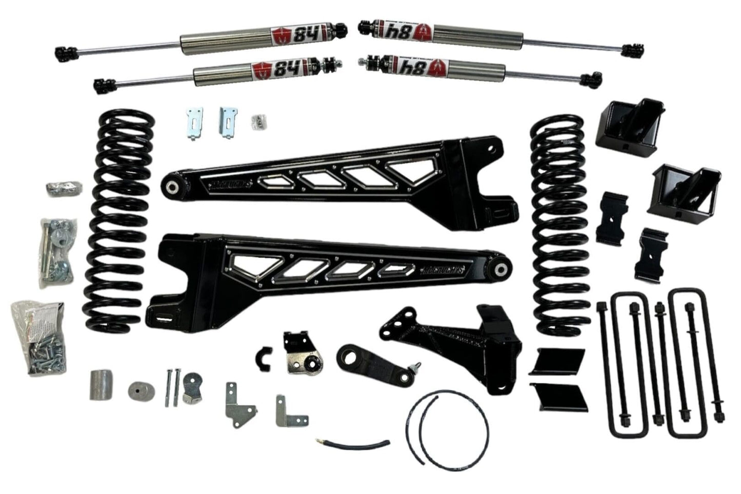McGaughys 4.5 Inch Premium Lift Kit S/S Black 2023-2024 Ford F350 4WD