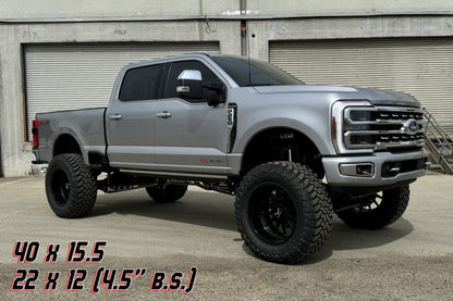 McGaughys 8 Inch Premium S/S Black Lift Kit 2023-2024 Ford F450 4WD