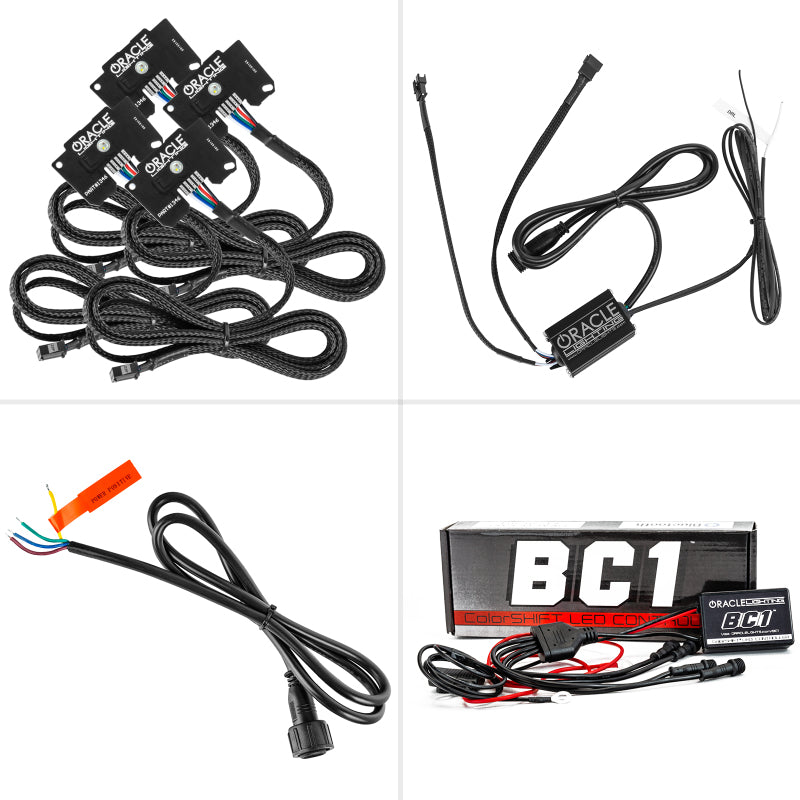 Oracle Jeep Wrangler JL/Gladiator JT RGB+W Headlight DRL Kit - w/ BC1 Controller