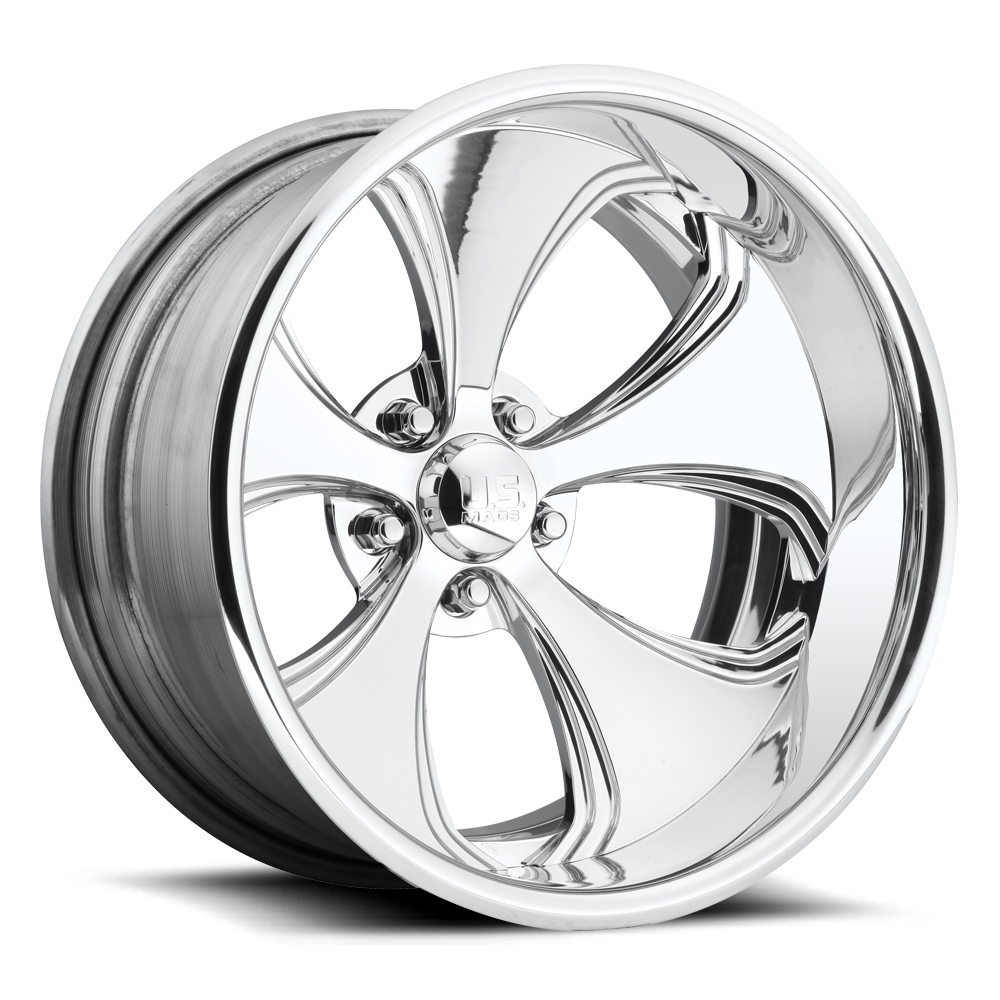 22x10.5 US Mags US818 Templar Polished FORGED Wheel 5x4.75 (-1mm)