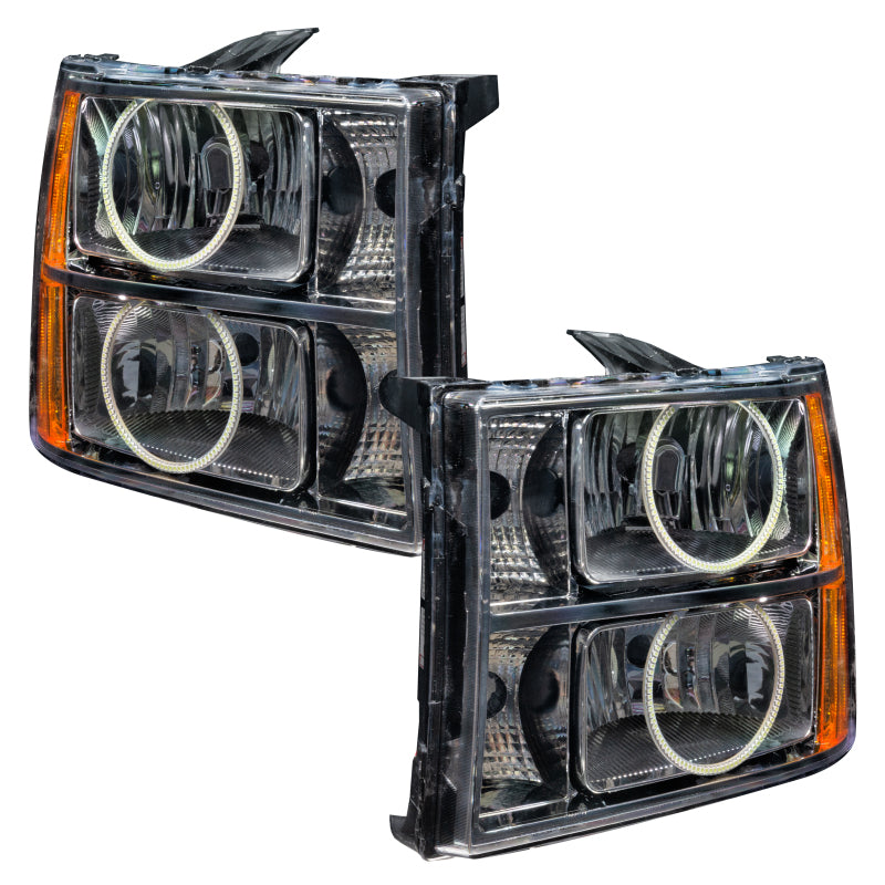Oracle 07-13 GMC Sierra SMD HL - Round Ring Design - White
