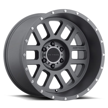 20x12 Method MR606 Mesh Titanium Wheel 5x5 (-52mm)