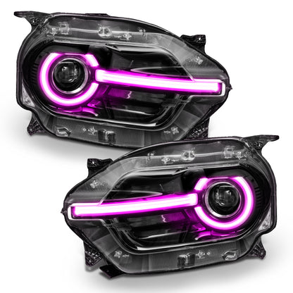 Oracle 2021 Ford Bronco Sport RGB+W Headlight DRL + Halo  - ColorSHIFT w/ RF Controller