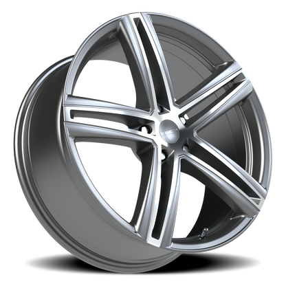 20x8.5 Vision 640 Nitrous Gunmetal Machined Face Wheel 5x4.5 (40mm)