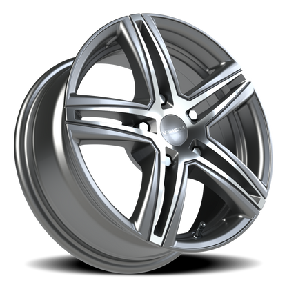 15x6.5 Vision 640 Nitrous Gunmetal Machined Face Wheel 5x100 (38mm)
