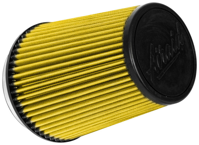 Airaid Universal Air Filter - Cone 5in Flange x 6-1/2in B x 4-3/4in T x 7-9/16in H - Synthaflow