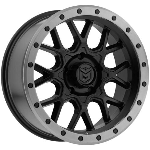 18x9 Dropstars 649BA Satin Black Wheel 6x5.5 +18