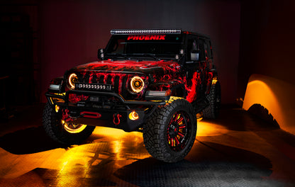Oracle Jeep Wrangler JK/JL/JT High Performance W LED Fog Lights - ColorSHIFT - Dynamic