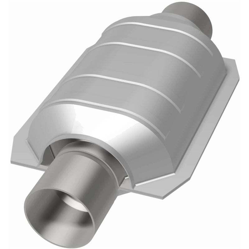 MagnaFlow Univ Cat Conv 2in Inlet/Outlet Center/Center Oval 9in Body L/6.5in Width/13in OA Length