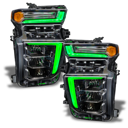 Oracle 20-21 Chevy Silverado HD 2500 RGB+W Headlight DRL Kit - ColorSHIFT w/o Controller
