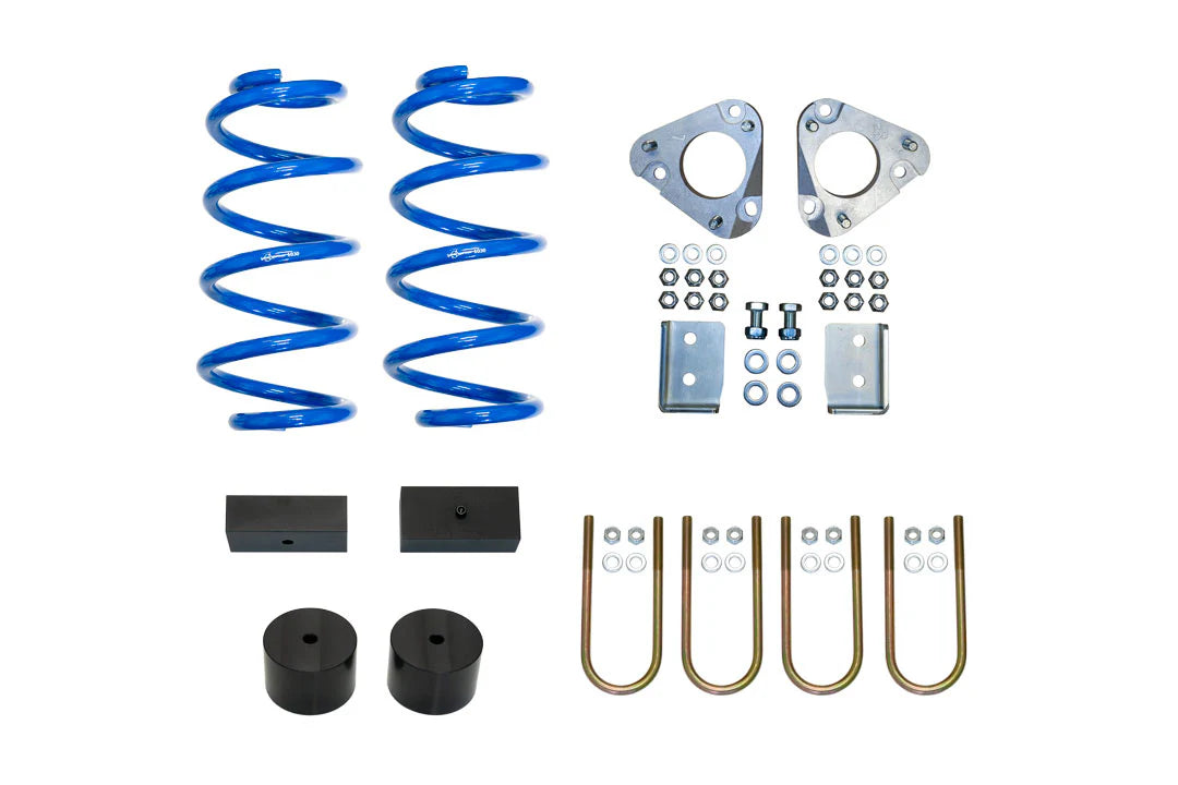 TOPO 2 INCH FRONT AND REAR LIFT KIT - FORD TRANSIT 18-UP, BLUE COIL