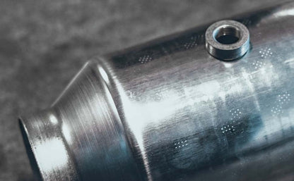 MagnaFlow Carb Compliant SS Univ. Catalytic Converter 8.125in Body L X 5in Body W (2.50 CA Spun)