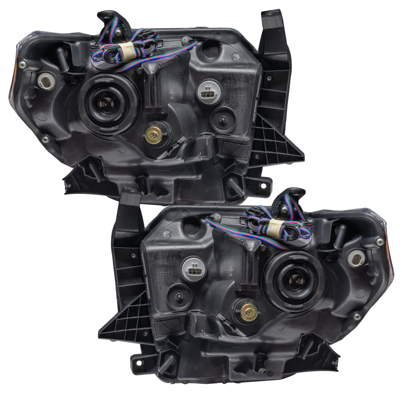 Oracle 14-17 Toyota Tundra SMD HL - Dual Halo Kit - ColorSHIFT w/ BC1 Controller
