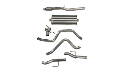 Corsa 19-23 Chevy Silverado /GMC Sierra 6.2L Crew Cab Stnd Bed (157in) Cat-Back Dual Rear No Tip