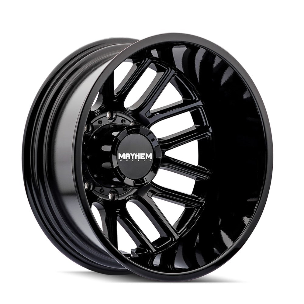 20x8.25 Mayhem Cogent Gloss Black DUALLY REAR Wheel 8x210 (-192mm)