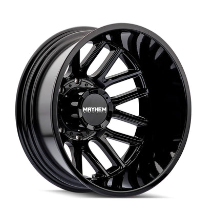 20x8.25 Mayhem Cogent Gloss Black DUALLY REAR Wheel 8x200 (-192mm)