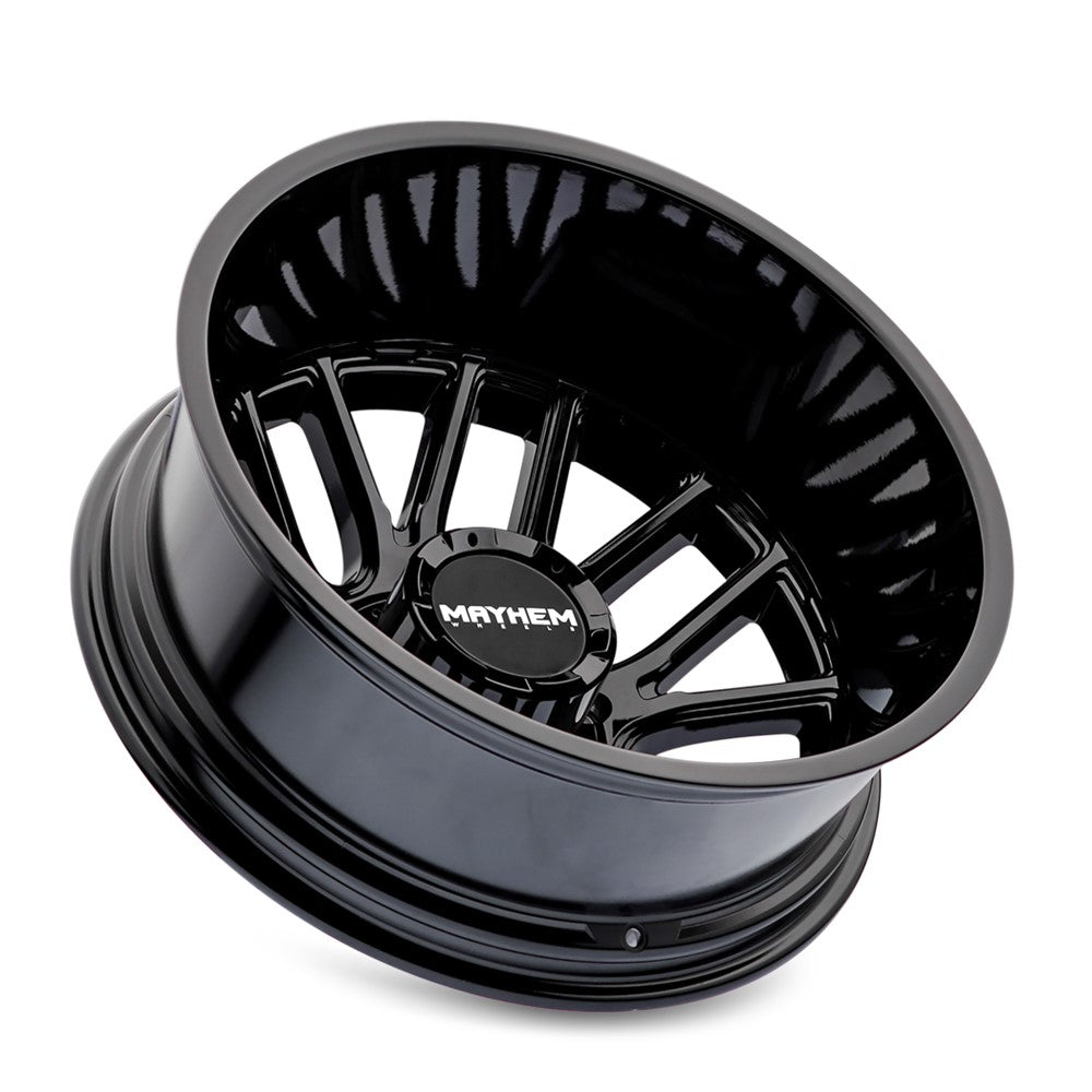 20x8.25 Mayhem Cogent Gloss Black DUALLY REAR Wheel 8x200 (-192mm)
