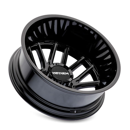 20x8.25 Mayhem Cogent Gloss Black DUALLY REAR Wheel 8x200 (-192mm)