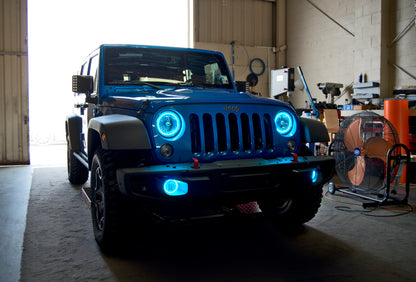 Oracle 07-16 Jeep Wrangler JK SMD HL - ColorSHIFT w/ BC1 Controller