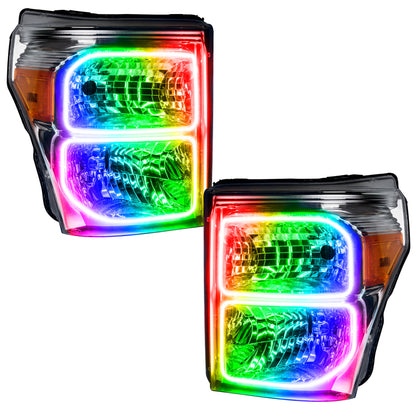 Oracle 11-16 Ford F250/350 LED HL - ColorSHIFT w/ BC1 Controller