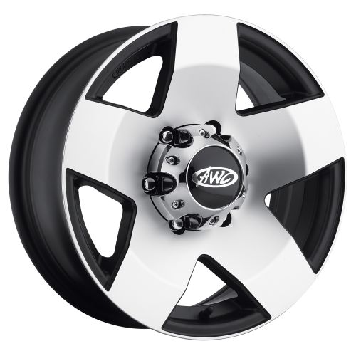 13x4.5 Raceline 850 Brute Trailer Machine W/Black Wheel 5x4.5 (-.125mm)