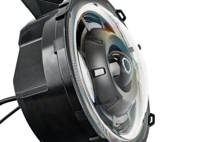 Oracle Oculus Bi-LED Projector Headlights for Jeep JL/Gladiator JT Satin Silver 5500K