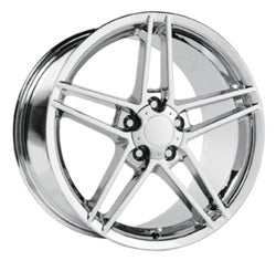 17x8.5 Performance Replicas 117C Chrome Plated Wheel 5x4.75 (49mm)