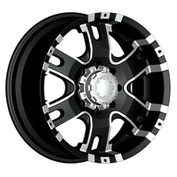 17x9 Ultra 201B Baron Gloss Black Wheel 6x5.5 (-12mm)