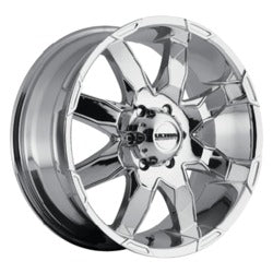 17x8 Ultra 225C Phantom Chrome Wheel 6x5.5 (25mm)