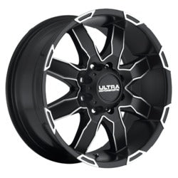 17x8 Ultra 225U Phantom Satin Black Wheel 8x6.5 (20mm)